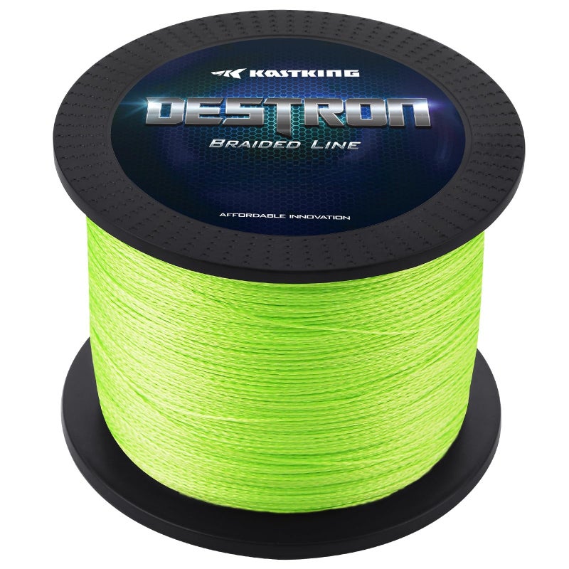 KastKing Destron Braided Fishing Line, Grass Green, 15LB, 300Yds - Image 1